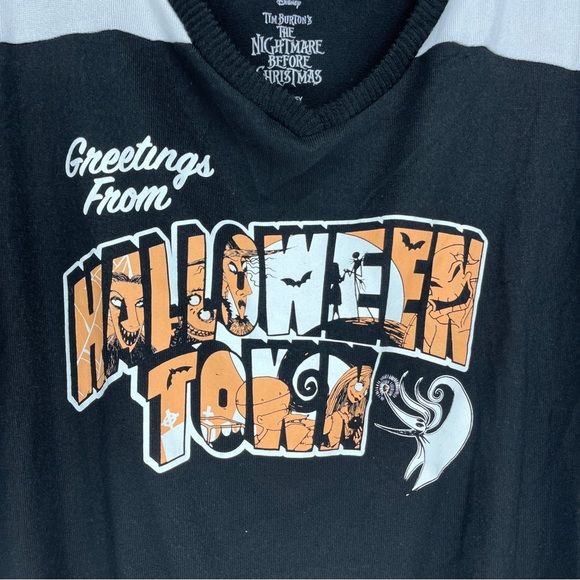 Disney Halloween Town The Nightmare Before Christmas Sleep Tee Size X Large - Picture 3 of 6